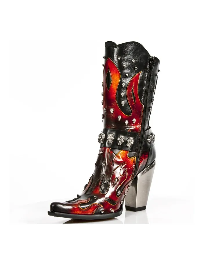 Women Boot Bull M7986C10 New Rock Heels Women Boot Bull M7986C10 New Rock Heels