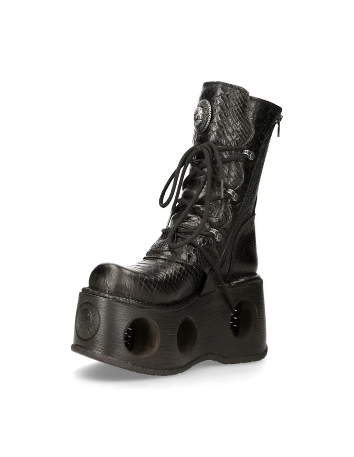 Women Boot Neptuno M373C414 New Rock High Heels Women Boot Neptuno M373C414 New Rock High Heels