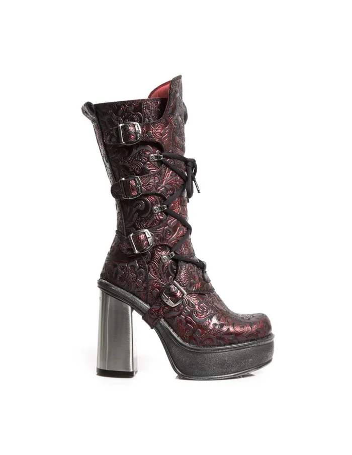 Women Boot Plataforma M9973C6 New Rock High Heels Women Boot Plataforma M9973C6 New Rock High Heels