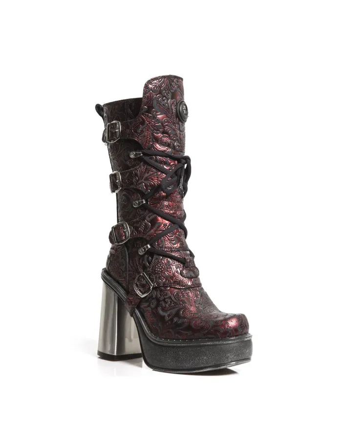 Women Boot Plataforma M9973C6 New Rock High Heels Women Boot Plataforma M9973C6 New Rock High Heels