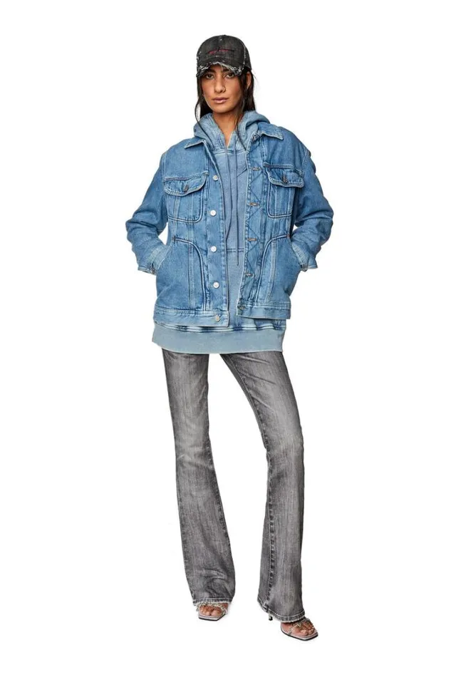 Women Bootcut And Flare Jeans 1969 DEbbey 09g38 Blackdark Grey Diesel Bootcut And Flare
