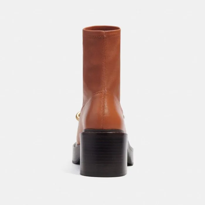 Women Boots and Booties Coach Kenna Bootie Burnished Amber
