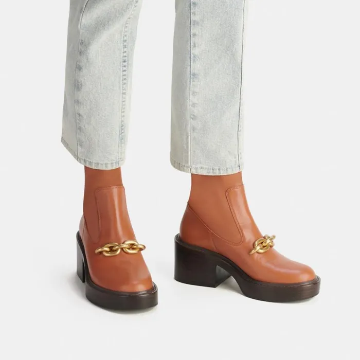 Women Boots and Booties Coach Kenna Bootie Burnished Amber