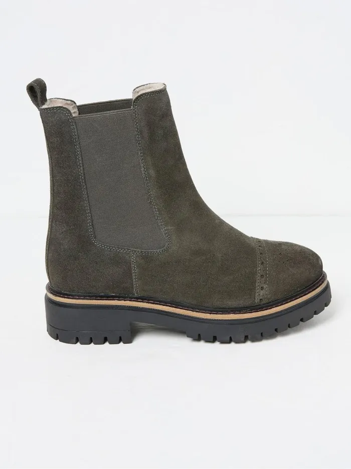 Women Boots Fat Face Essie Grey Chelsea Boots
