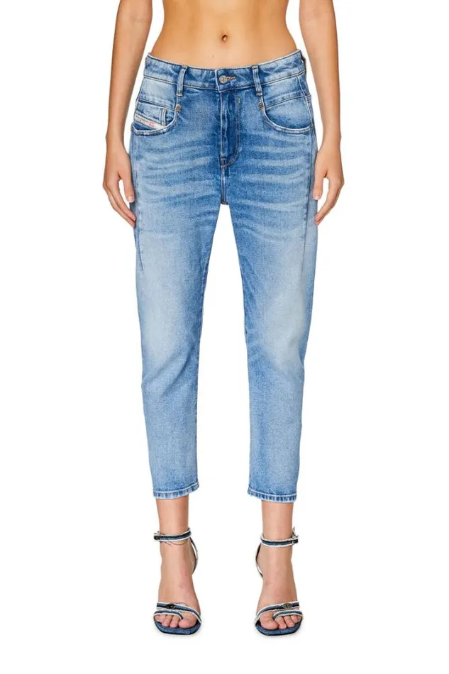 Women Boyfriend Jeans Fayza 09g24 Light Blue Diesel Boyfriend Women Boyfriend Jeans Fayza 09g24 Light Blue Diesel Boyfriend