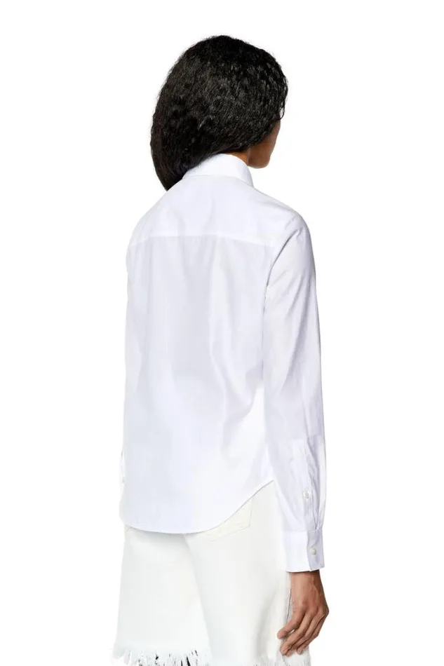 Women CGis White Diesel Shirts Women CGis White Diesel Shirts