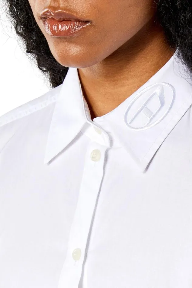 Women CGis White Diesel Shirts Women CGis White Diesel Shirts