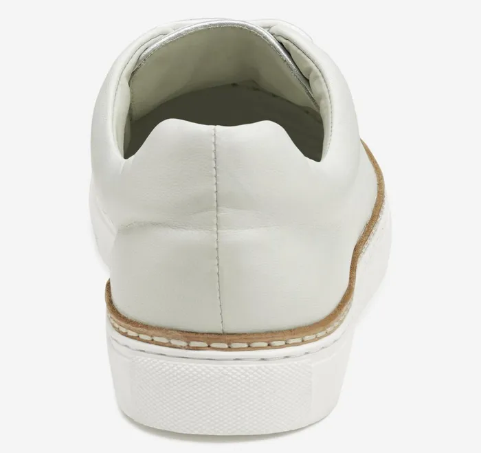 Women Callie LaceToToe White Glove Leather JohnstonandMurphy Sneakers Women Callie LaceToToe White Glove Leather JohnstonandMurphy Sneakers
