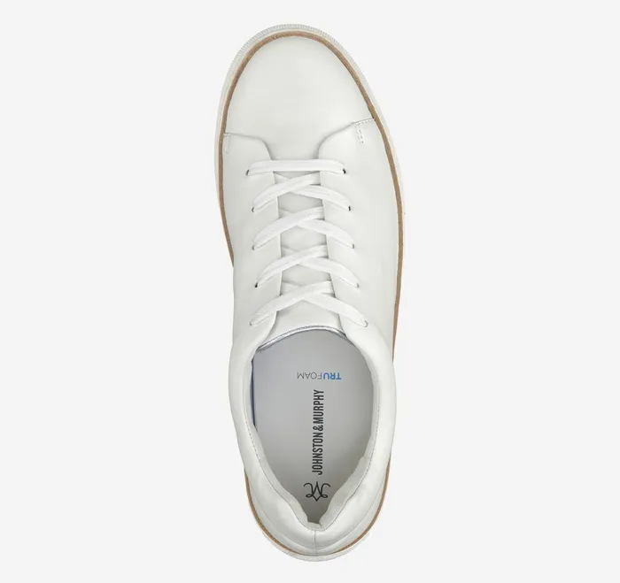 Women Callie LaceToToe White Glove Leather JohnstonandMurphy Sneakers Women Callie LaceToToe White Glove Leather JohnstonandMurphy Sneakers