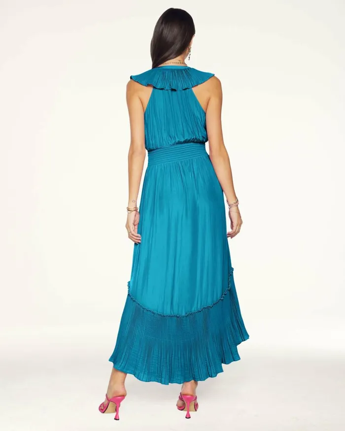 Women Camden Ruffle Maxi Dress Navy Ramy Brook Dresses Women Camden Ruffle Maxi Dress Navy Ramy Brook Dresses