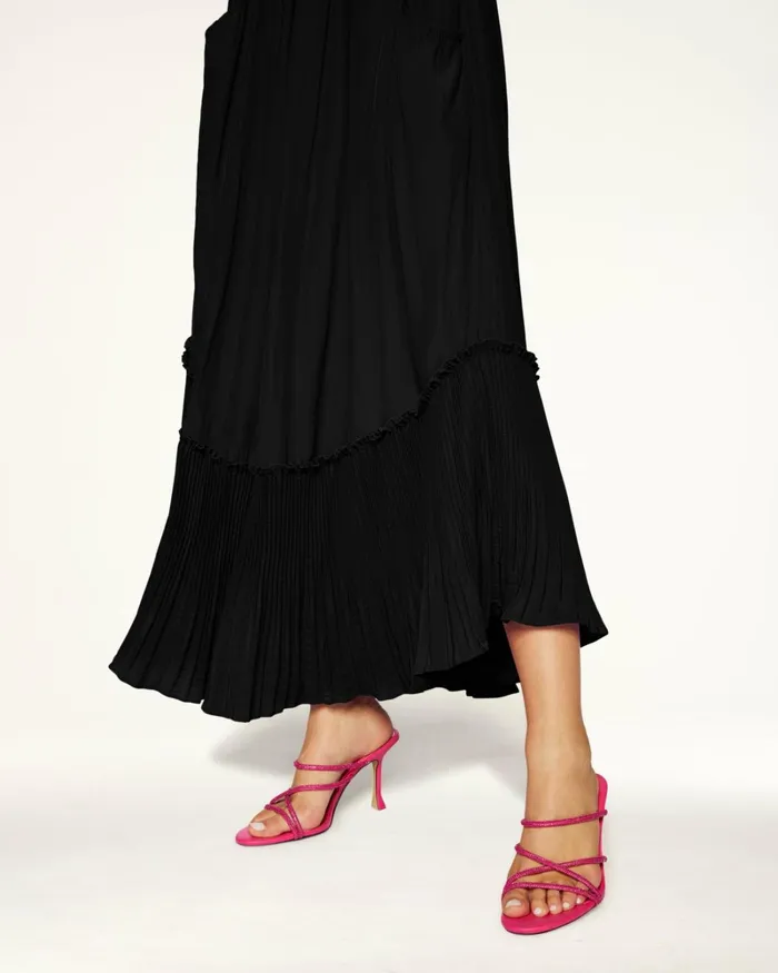 Women Camden Ruffle Maxi Dress Navy Ramy Brook Dresses Women Camden Ruffle Maxi Dress Navy Ramy Brook Dresses
