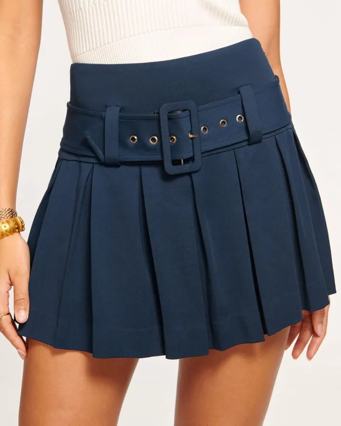 Women Caroline Pleated Mini Skirt Black Ramy Brook Pants Women Caroline Pleated Mini Skirt Black Ramy Brook Pants
