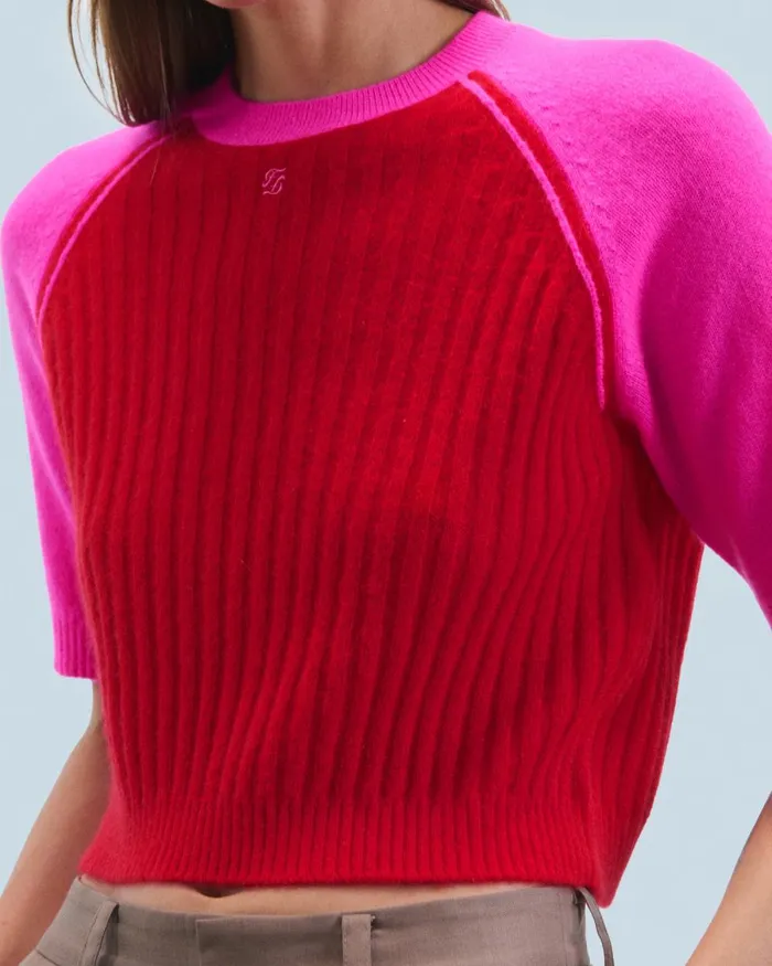 Women Cashmere Sweaters From Future Crewneck Sweater Bright Red
