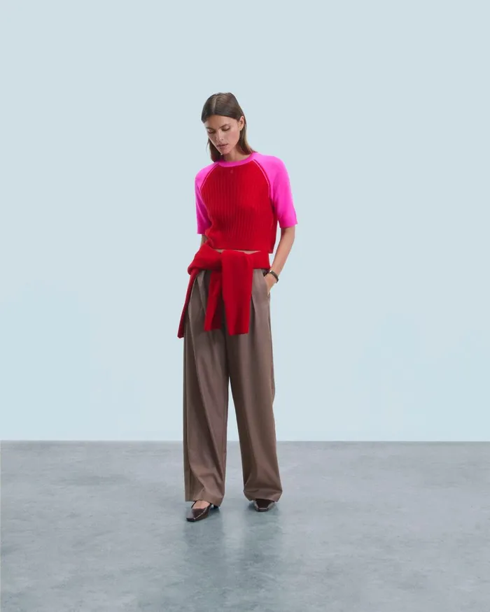 Women Cashmere Sweaters From Future Crewneck Sweater Bright Red