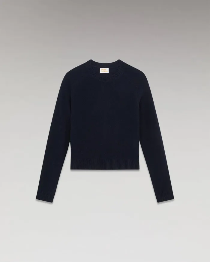 Women Cashmere Sweaters From Future Crewneck Sweater Raglan Sleeves Light Navy Women Cashmere Sweaters From Future Crewneck Sweater Raglan Sleeves Light Navy