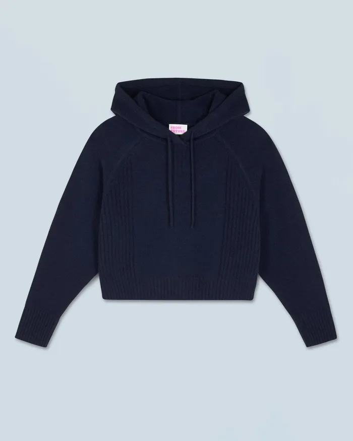 Women Cashmere Sweaters From Future Hoodie Sweater Navy