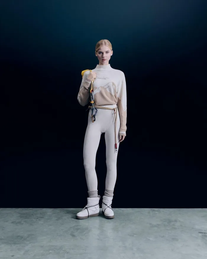 Women Cashmere Sweaters From Future Mock Neck Ski Sweater Beige