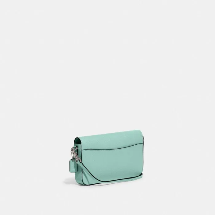 Women Clutches Coach Wyn Crossbody Silverfaded Blue