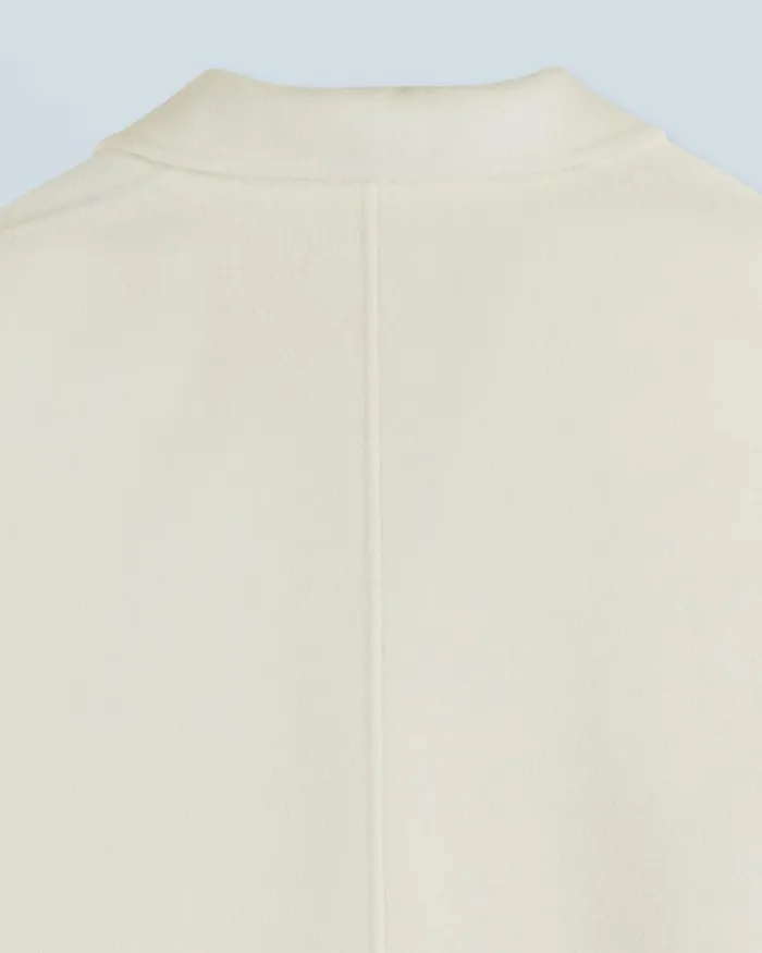 Women Coats and Jackets From Future Outerwear Long Double Face Coat White