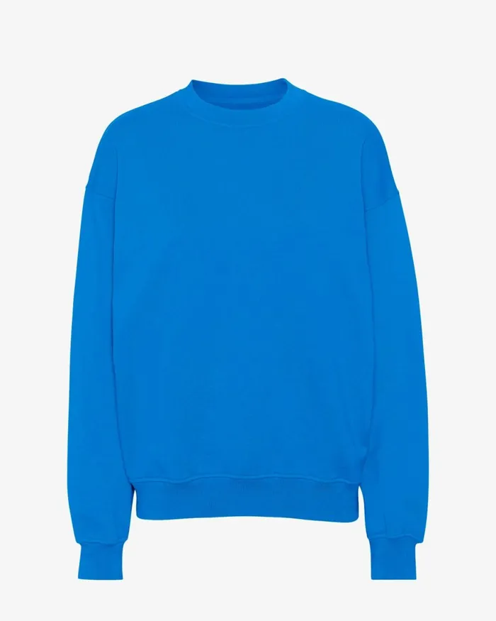 Women Crewneck Sweatshirts Colorful Standard Organic Oversized Crew Pacific Blue Women Crewneck Sweatshirts Colorful Standard Organic Oversized Crew Pacific Blue