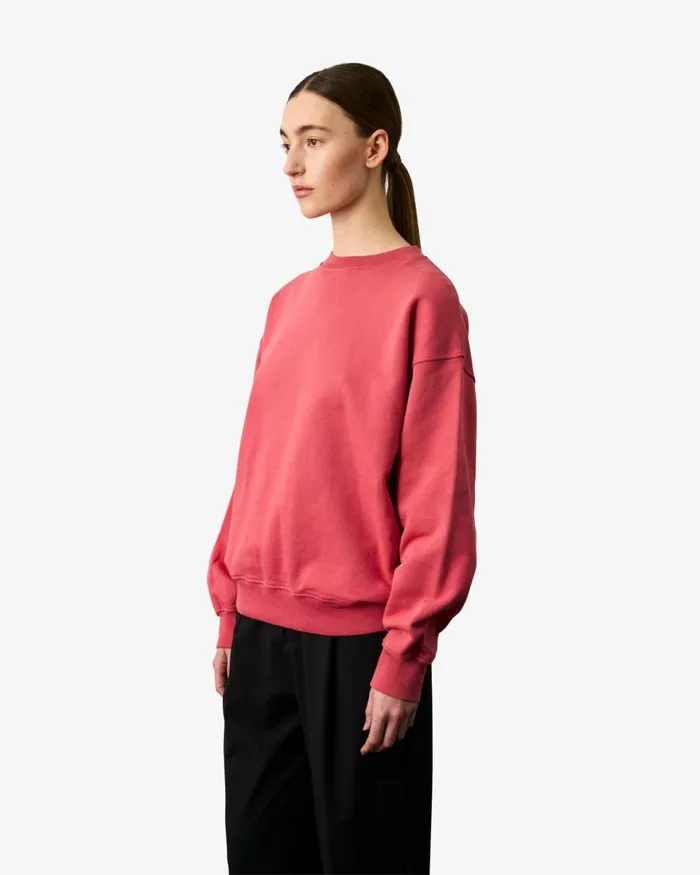 Women Crewneck Sweatshirts Colorful Standard Organic Oversized Crew Pacific Blue