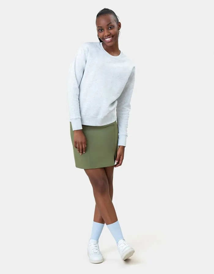 Women Crewneck Sweatshirts Colorful Standard Women Classic Organic Crew Coffee Brown