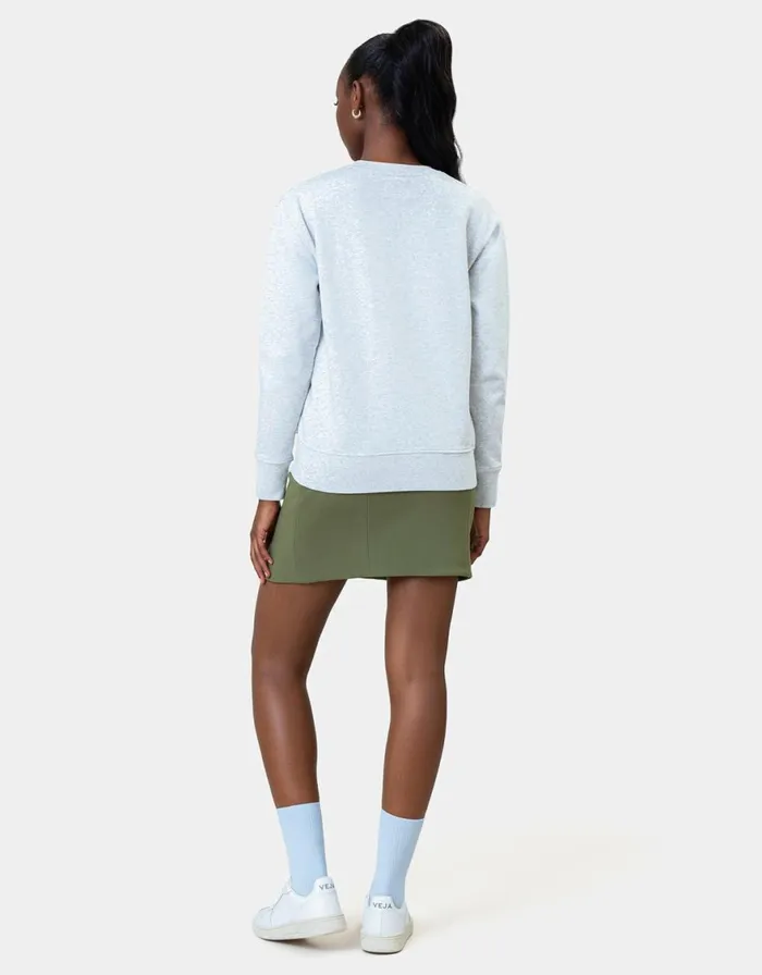 Women Crewneck Sweatshirts Colorful Standard Women Classic Organic Crew Coffee Brown