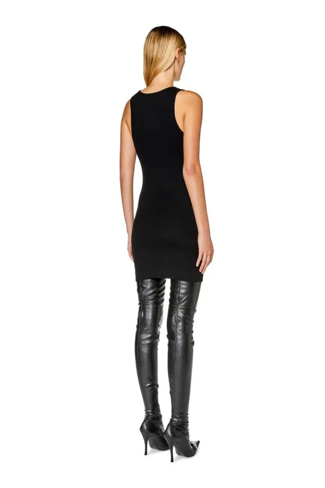 Women DTankD Black Diesel Dresses And Jumpsuits Women DTankD Black Diesel Dresses And Jumpsuits