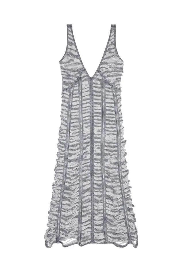 Women DeArieFsc Light Grey Diesel Dresses And Jumpsuits