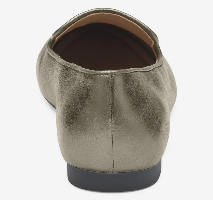 Women Delanie Loafer Pewter Metallic Sheepskin JohnstonandMurphy Mules and Loafers Women Delanie Loafer Pewter Metallic Sheepskin JohnstonandMurphy Mules and Loafers