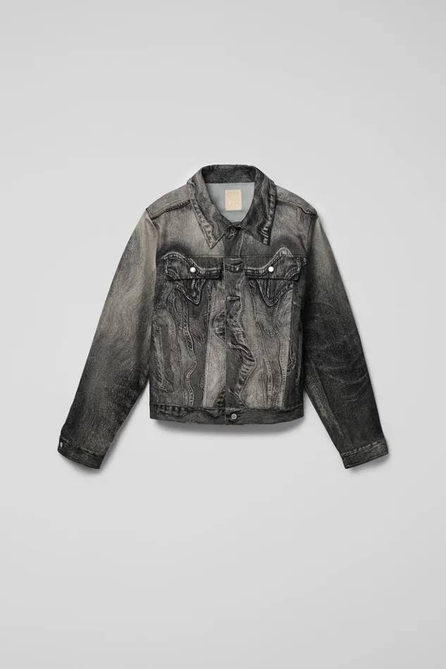 Women Denim Jacket BlackGray Denim Jacket Camper Denim Women Denim Jacket BlackGray Denim Jacket Camper Denim