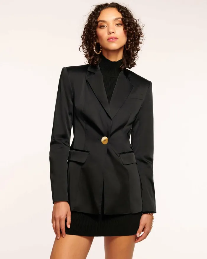 Women Dorothy Blazer Black Ramy Brook Jackets