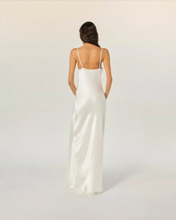 Women Dresses and Jumpsuits From Future Amalia Long Strap Dress White