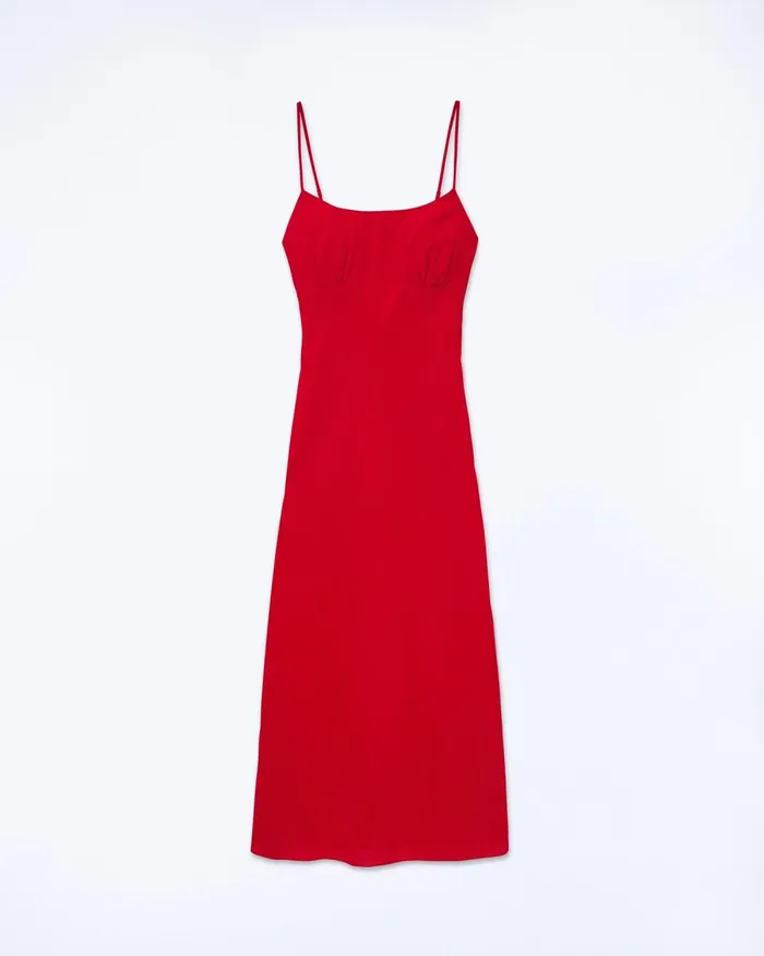 Women Dresses and Jumpsuits From Future Ilona Long Strap Dress Red