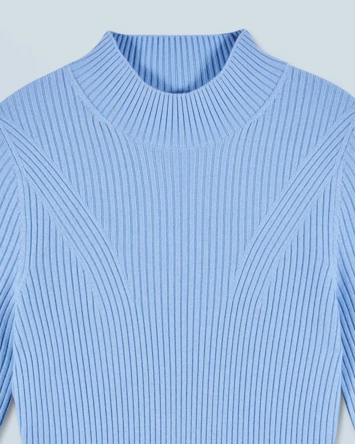 Women Dresses and Jumpsuits From Future Short Long Sleeve Dress Baby Blue