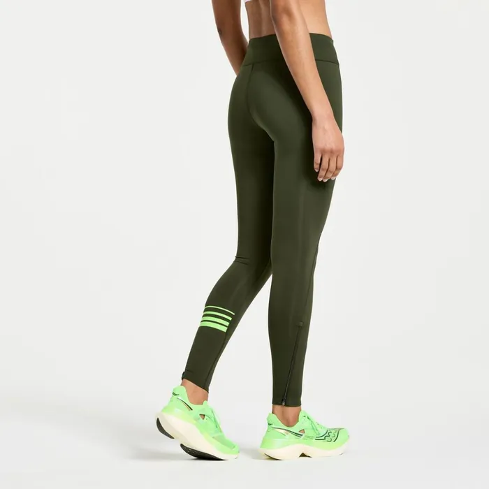 Women Elite Tight Umbra Saucony Bottoms