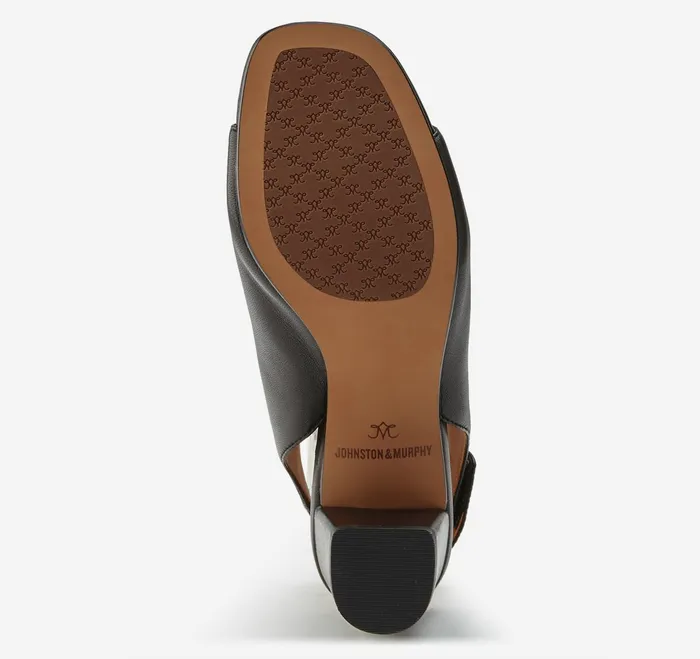 Women Evelyn OpenToe Bootie Black Glove Leather JohnstonandMurphy Heels and Platform Wedges Women Evelyn OpenToe Bootie Black Glove Leather JohnstonandMurphy Heels and Platform Wedges