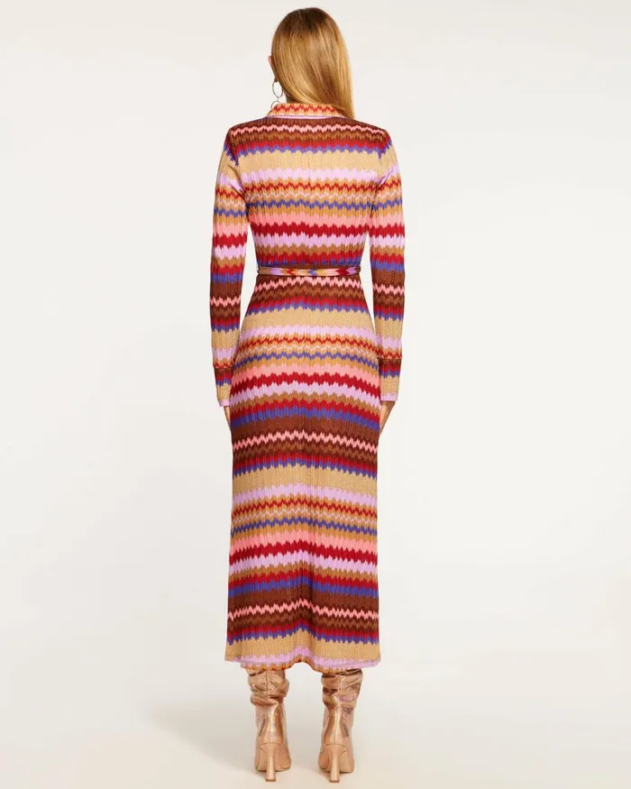 Women Galilea Convertible Knit Midi Dress Holiday Chevron Ramy Brook Dresses Women Galilea Convertible Knit Midi Dress Holiday Chevron Ramy Brook Dresses