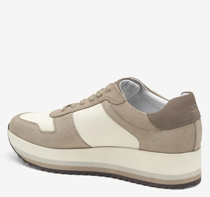 Women Gracie Colorblock LaceUp Taupe Suedebone Calfskin JohnstonandMurphy Sneakers Women Gracie Colorblock LaceUp Taupe Suedebone Calfskin JohnstonandMurphy Sneakers