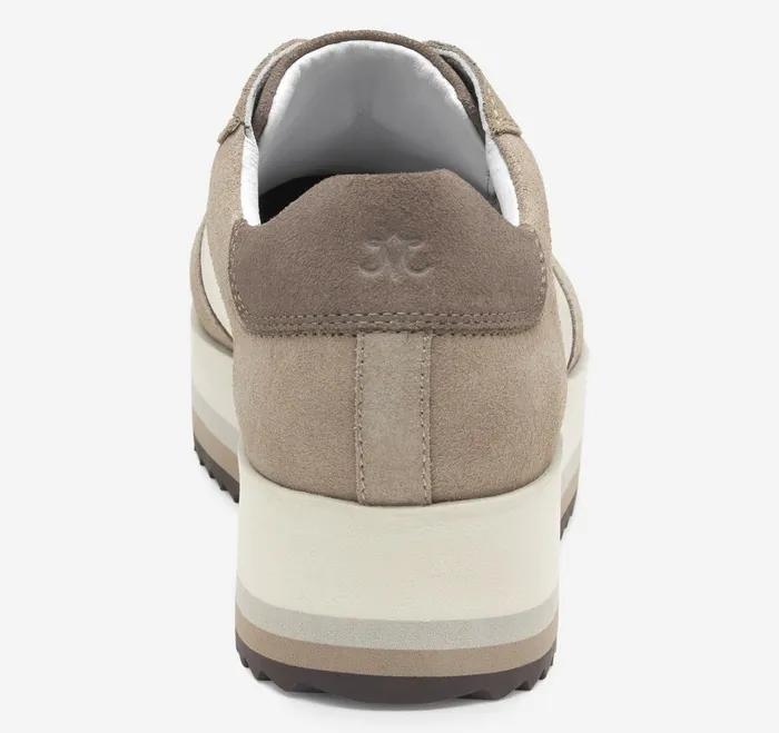 Women Gracie Colorblock LaceUp Taupe Suedebone Calfskin JohnstonandMurphy Sneakers Women Gracie Colorblock LaceUp Taupe Suedebone Calfskin JohnstonandMurphy Sneakers