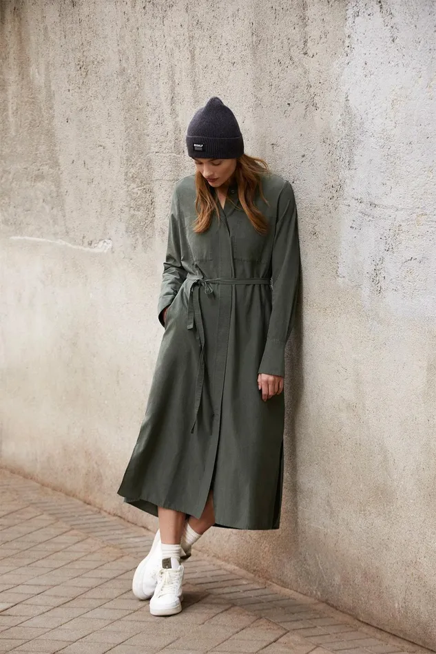 Women Green Carnelian Dress Ecoalf Dresses