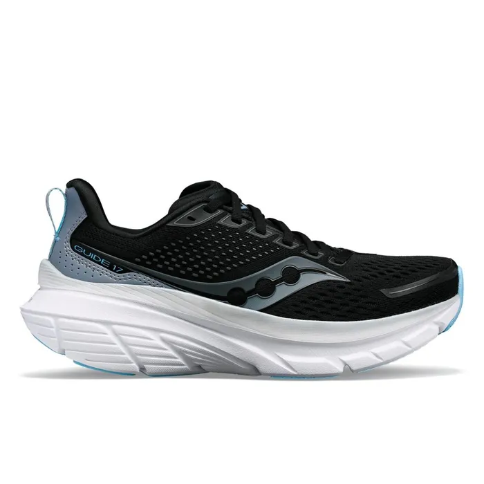 Women Guide 17 Extra Wide Blackfog Saucony Walking