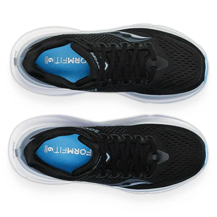 Women Guide 17 Extra Wide Blackfog Saucony Walking