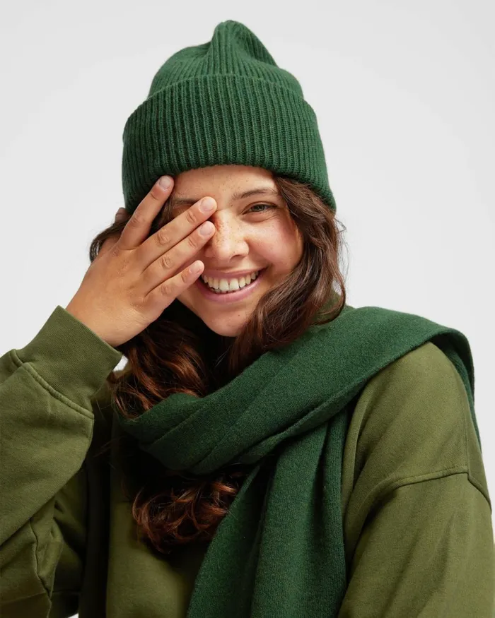 Women Hats Colorful Standard Merino Wool Hat Limestone Grey