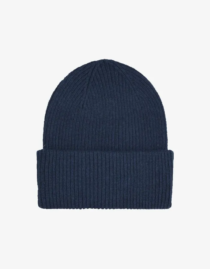 Women Hats Colorful Standard Merino Wool Hat Navy Blue