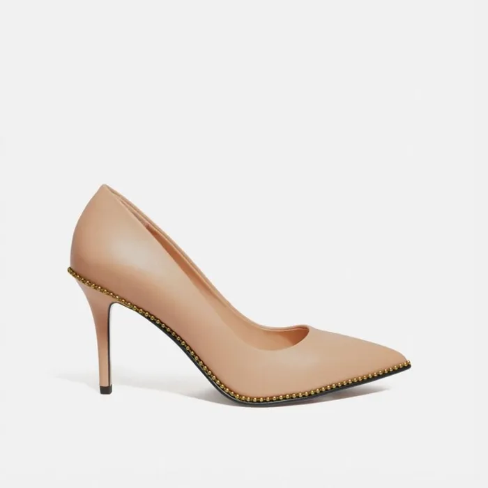 Women Heels Coach Waverly Pump Beechwood