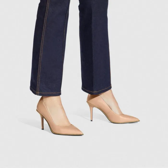 Women Heels Coach Waverly Pump Beechwood