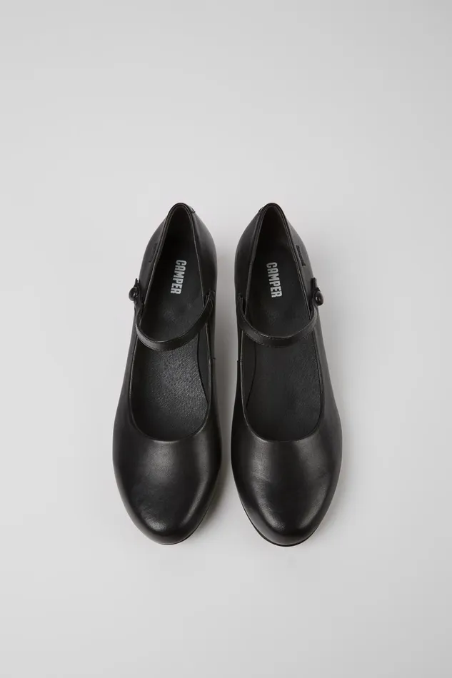 Women Helena Black Heels Camper Ballerinas Women Helena Black Heels Camper Ballerinas