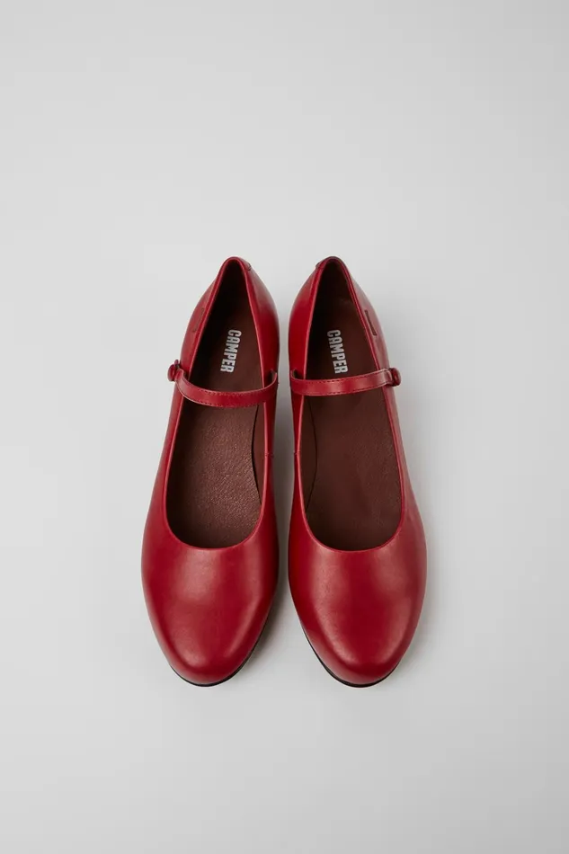 Women Helena Red Heels Camper Ballerinas Women Helena Red Heels Camper Ballerinas