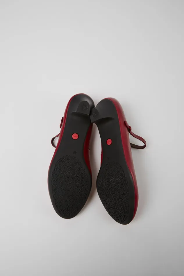 Women Helena Red Heels Camper Ballerinas Women Helena Red Heels Camper Ballerinas